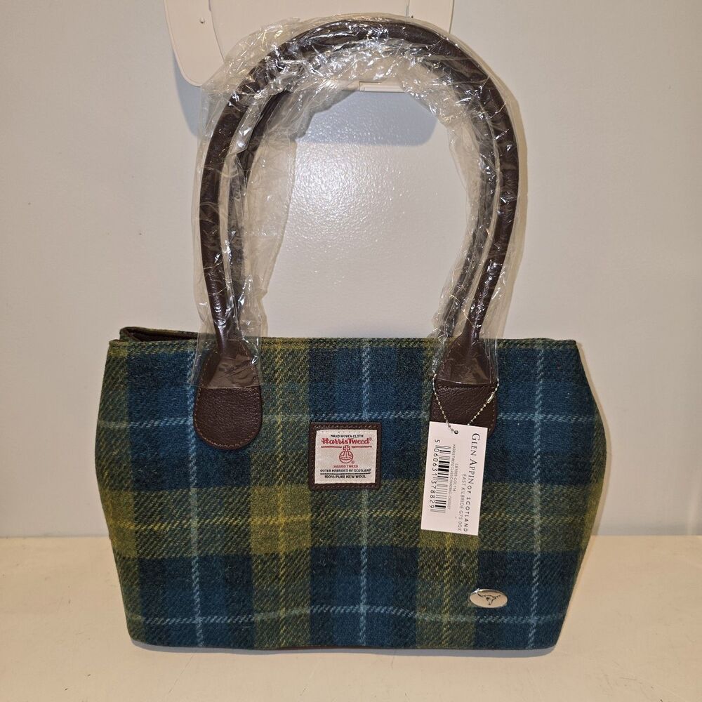 Glen Appin of Scotland Harris Tweed Classic Handbag - Cassley